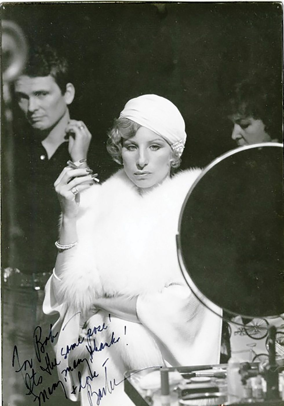 Bob Mackie and Barbra Streisand