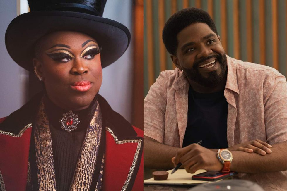 Bob The Drag Queen in Moulin Rouge The Musical; Ron Funches on Loot season 3