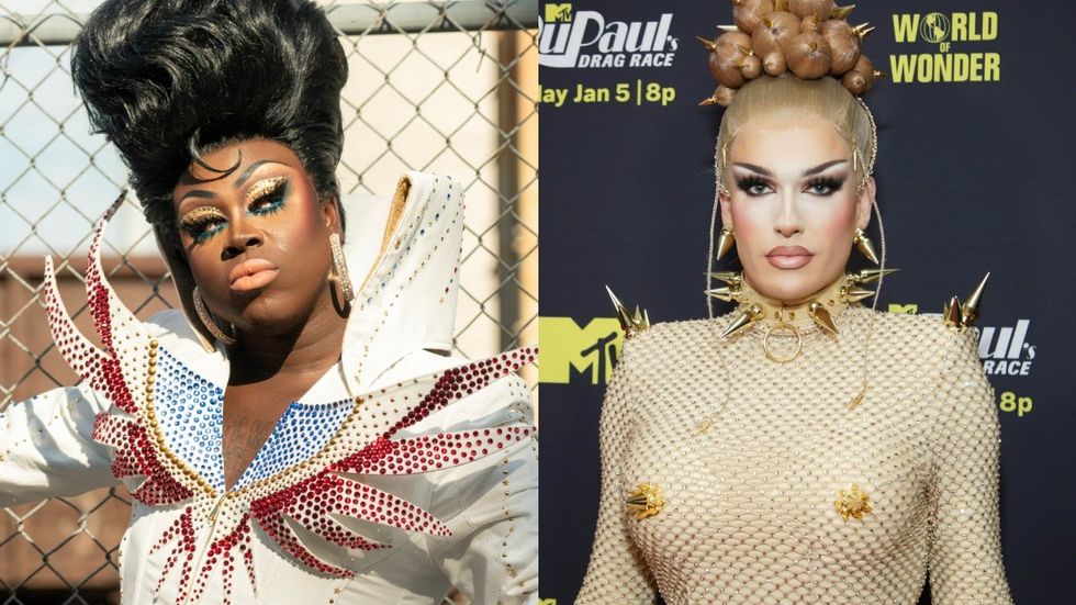 Bob The Drag Queen on We’re Here; Plane Jane attending RuPaul’s Drag Race season 16 event