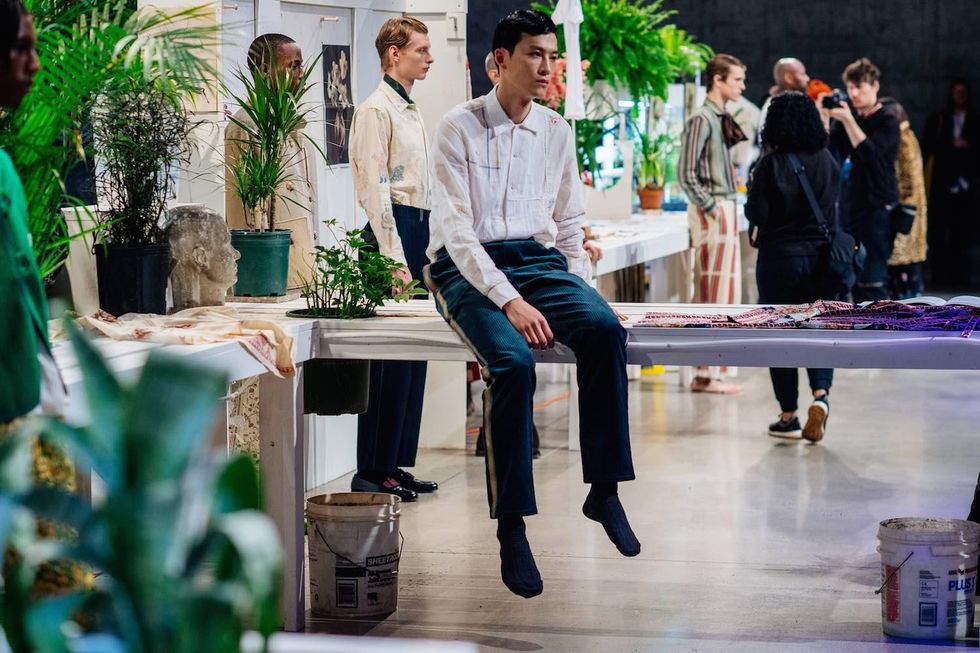 Bode Kicked Off Fashion Week With Quilted, Cozy Dandies