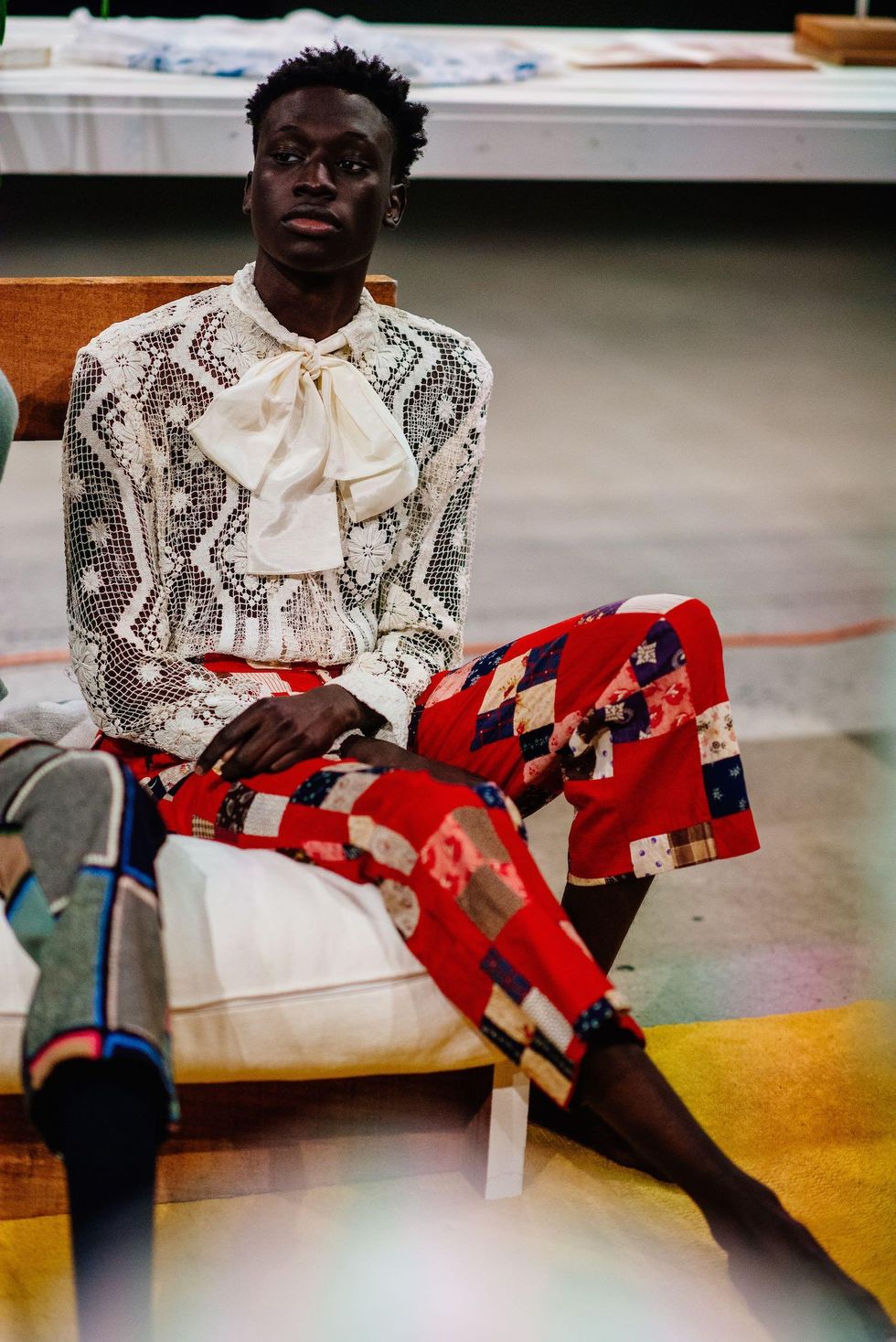 Bode Kicked Off Fashion Week With Quilted, Cozy Dandies