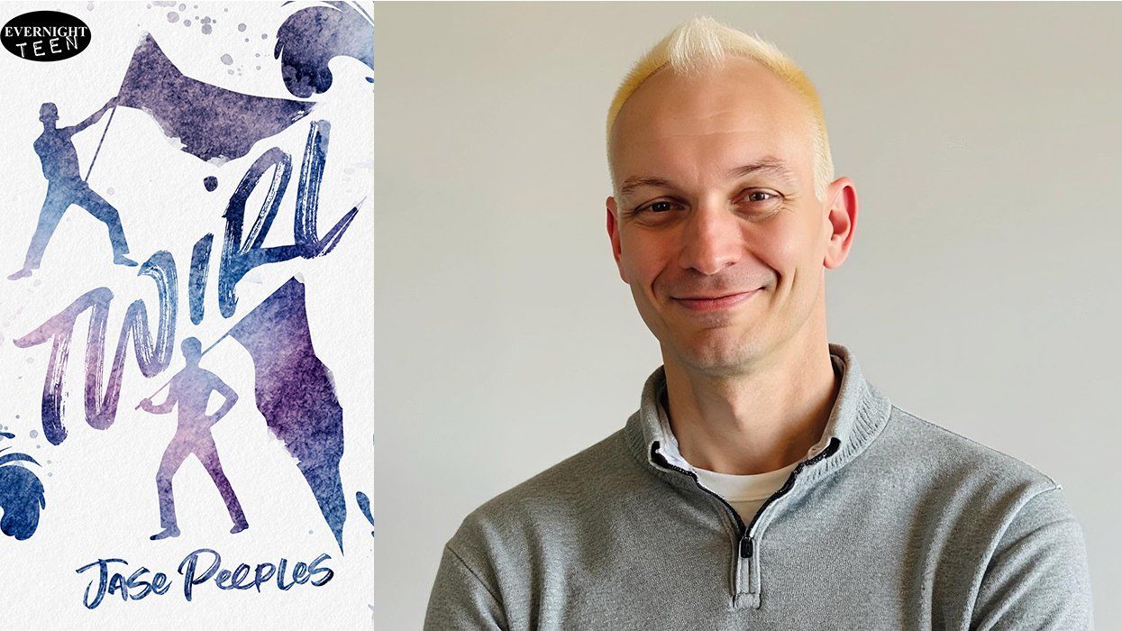 book cover Twirl and author headshot Jase Peeples