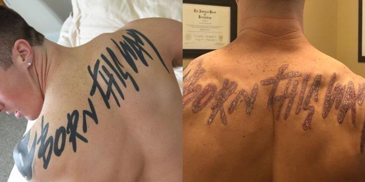 Porn Actor with 'Born This Way' Tattoo Tries, Fails to Get It Removed