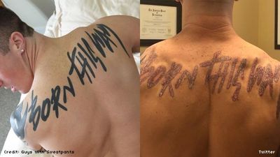 Porn Actor with 'Born This Way' Tattoo Tries, Fails to Get It Removed