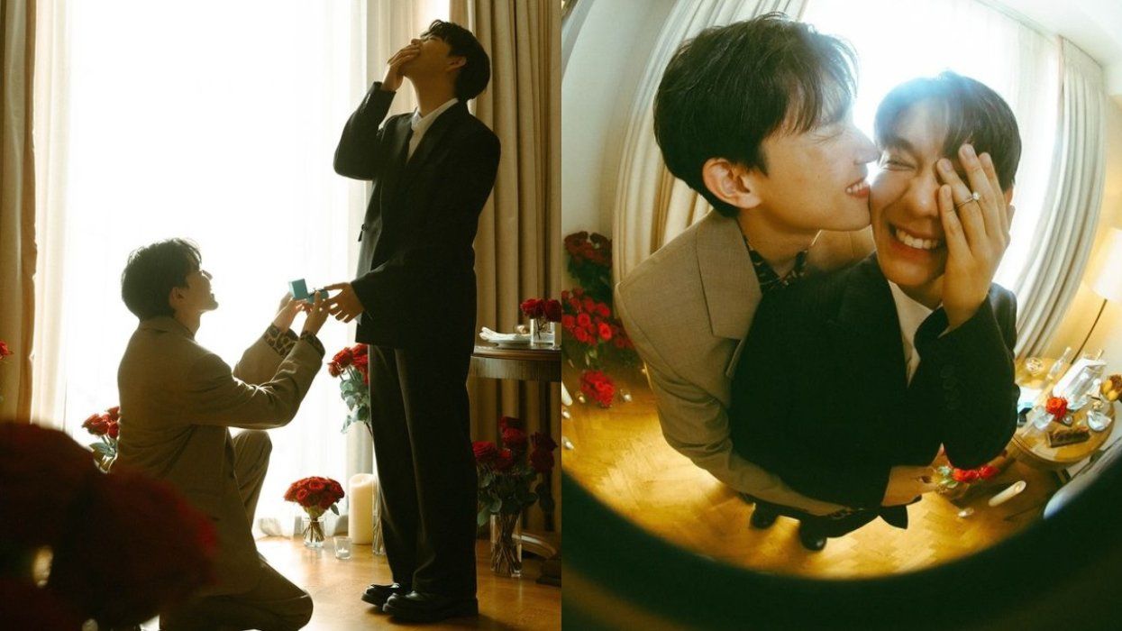 both newyear proposal thailand