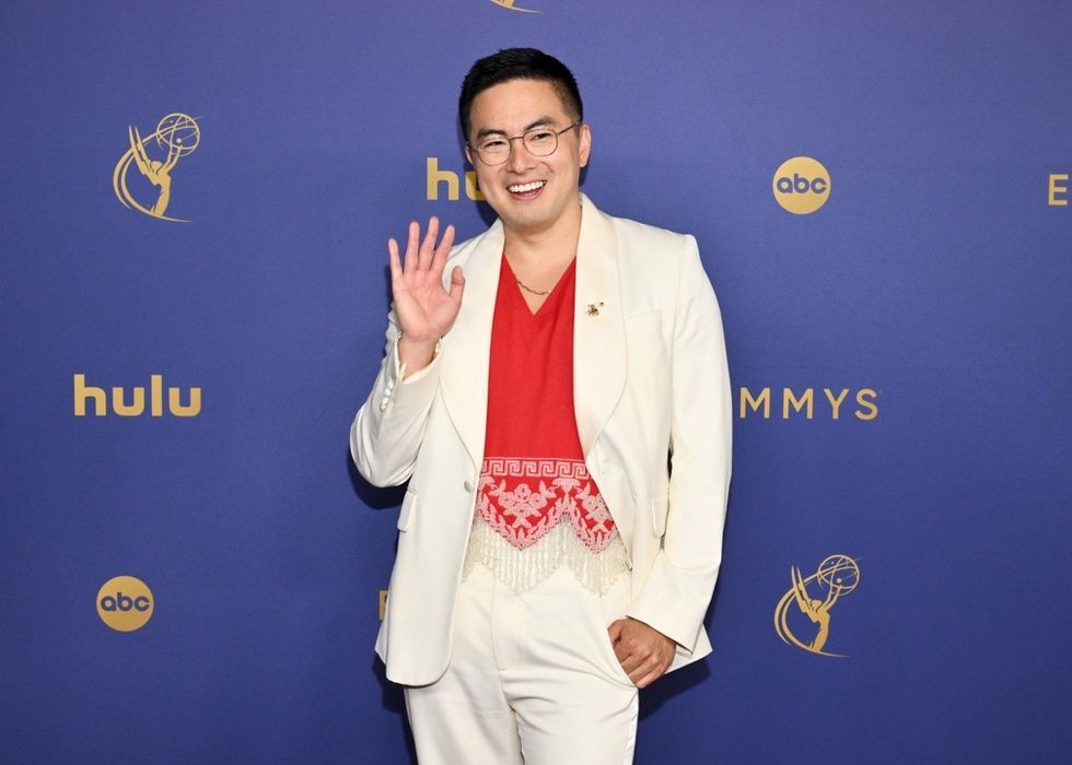 Bowen Yang at the 2024 Primetime Emmy Awards