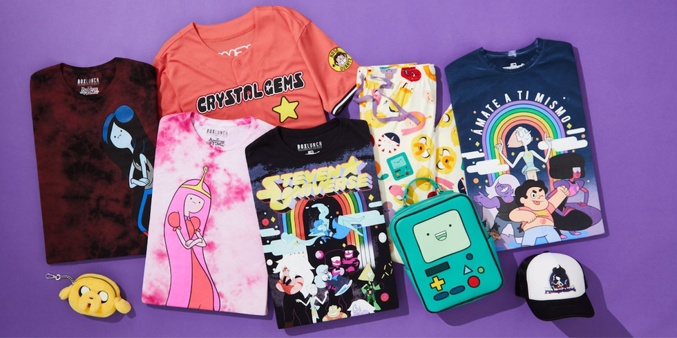 BoxLunch t shirts adventure time steven universe pride