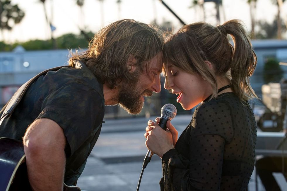 Bradley Cooper and Lady Gaga in 2018's A Star Is Born