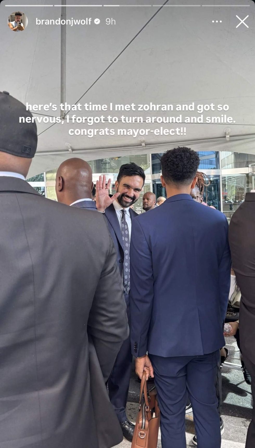 Brandon J. Wolf via Instagram Story
