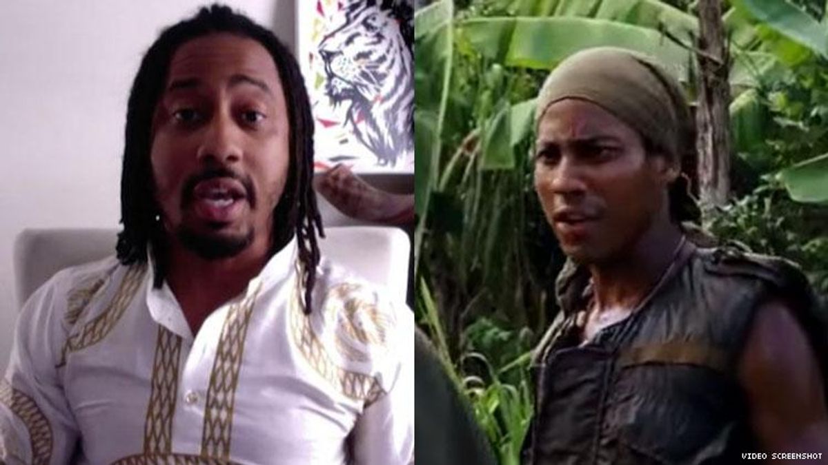 brandon t jackson tropic thunder big mommas house bible god punished punishment play playing portray portraying gay character role lgbt lgbtq acting movie film hollywood star