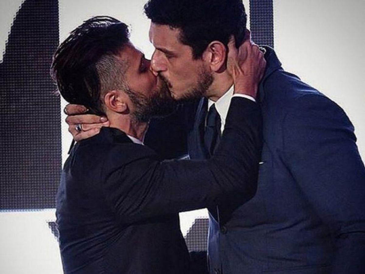 Brazilian actors Bruno Gagliasso & João Vicente de Castro Kissed on live TV to combat homophobia