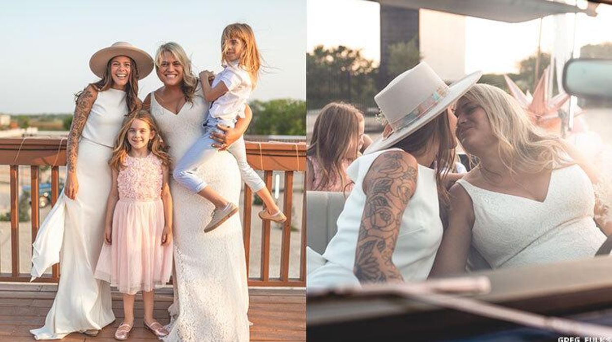 Bri and Lindsey Leaverton wedding