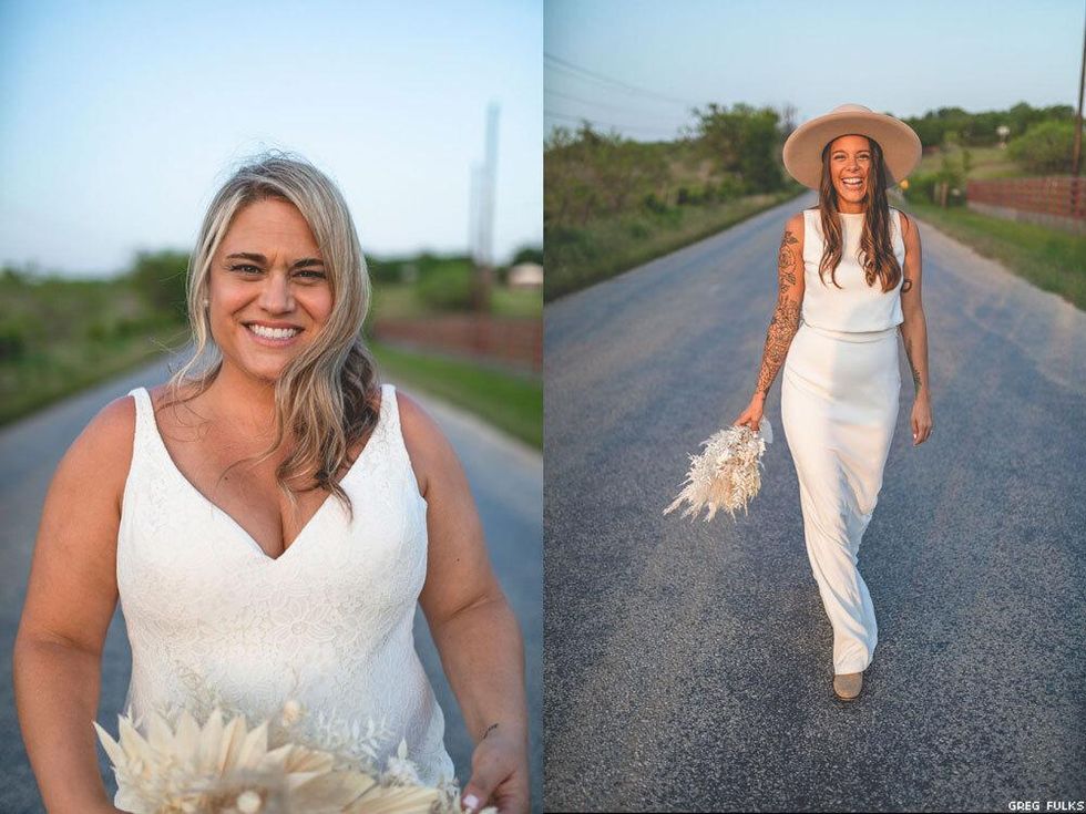 Bri and Lindsey Leaverton wedding