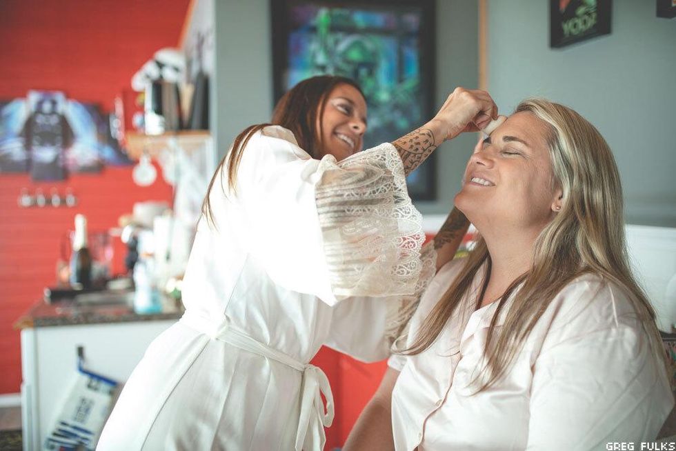 Bri and Lindsey Leaverton wedding