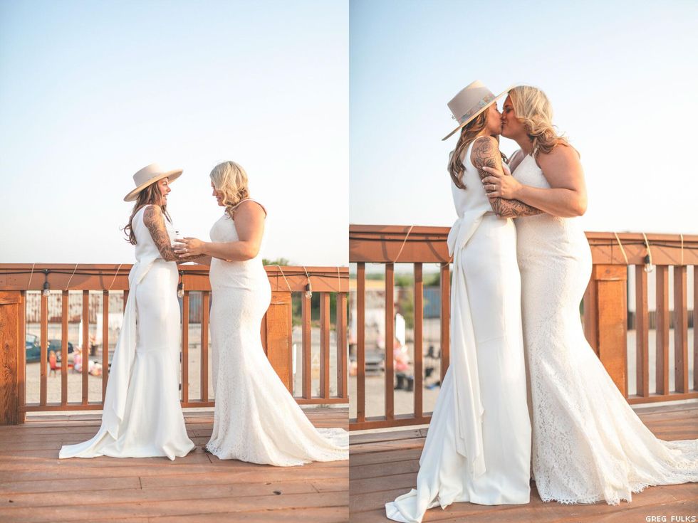 Bri and Lindsey Leaverton wedding