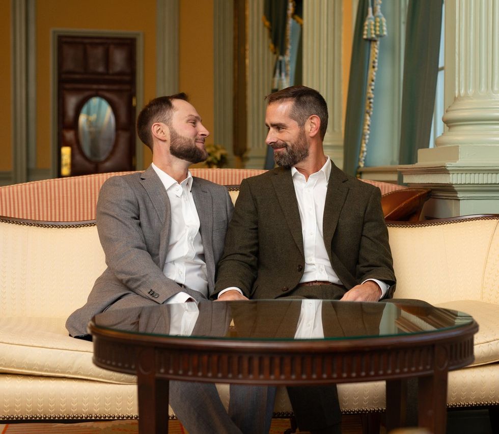 Brian Sims PA small gay wedding married to Alex Drakos