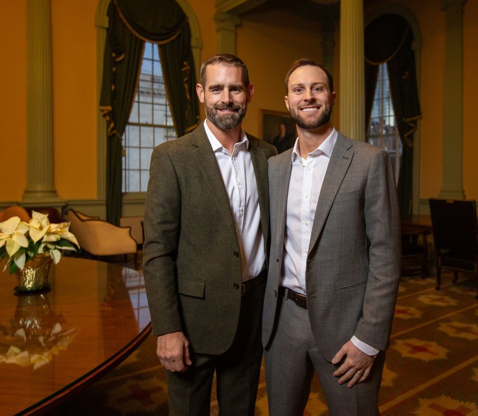 Brian Sims PA small gay wedding married to Alex Drakos