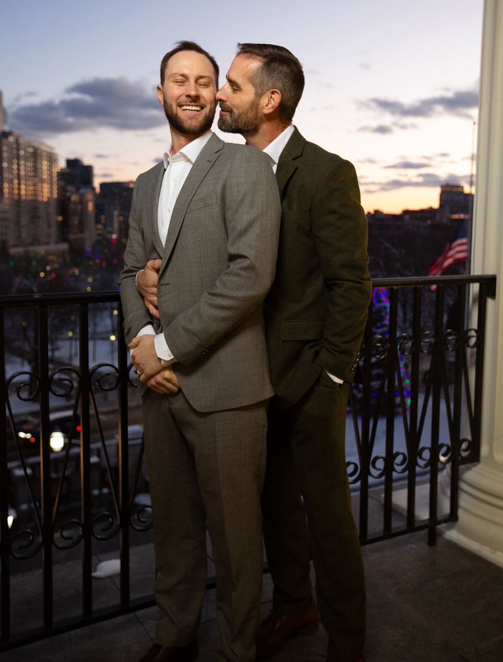 Brian Sims PA small gay wedding married to Alex Drakos