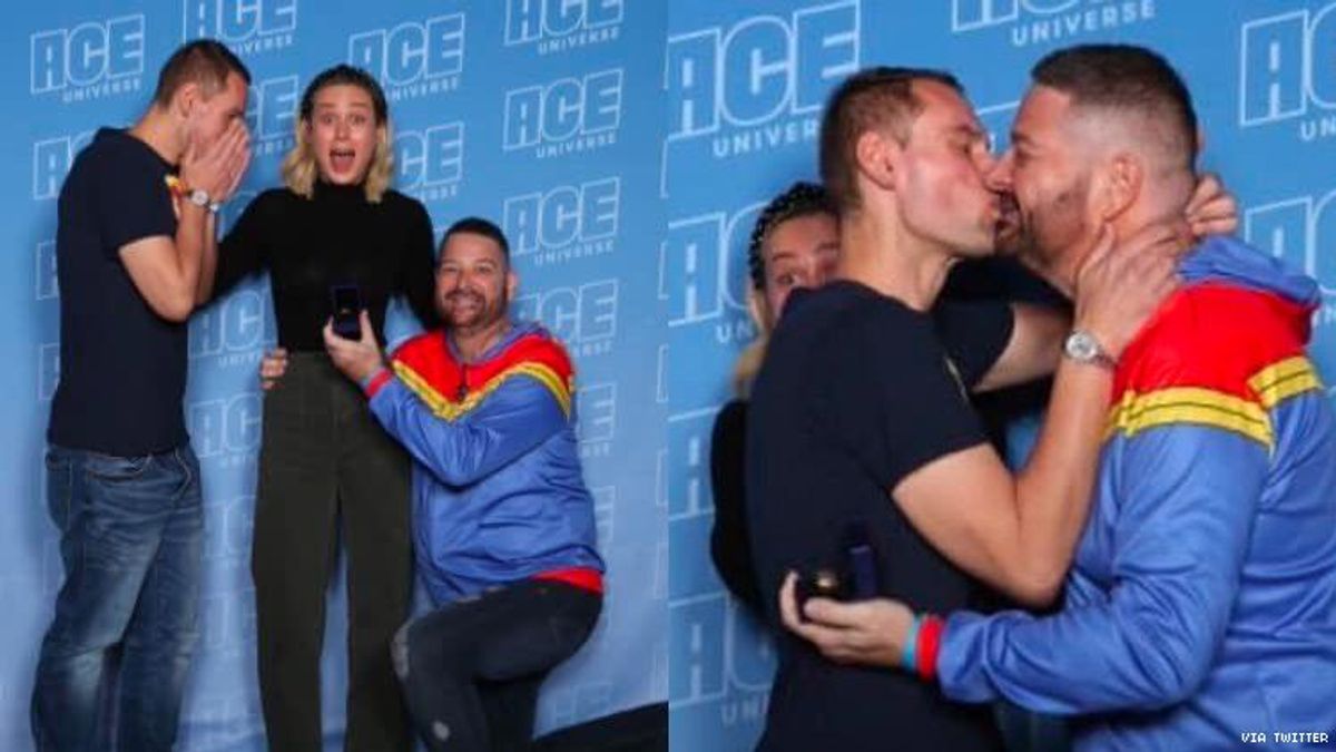 Brie Larson Witnessed a Gay Proposal at Comic Con