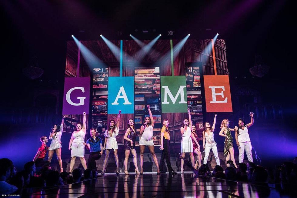 Broadway’s hottest actors and dancers, including the boys from the Boys in the Band, came together for a fierce and steamy evening of fun and sensational striptease at Broadway Bares: Game Night.