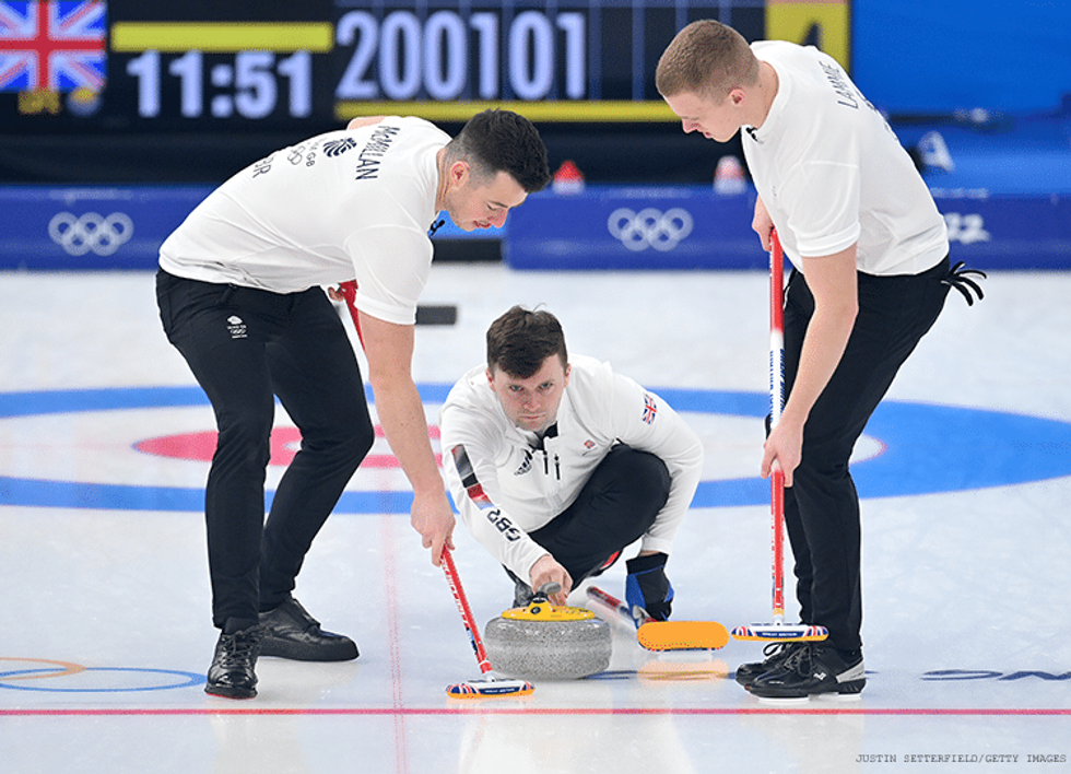 Bruce Mouat becomes the first out gay British athlete to take home a Winter Olympics medal
