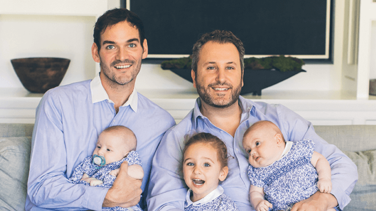 Bryan and Chris Van Dusen and their kids