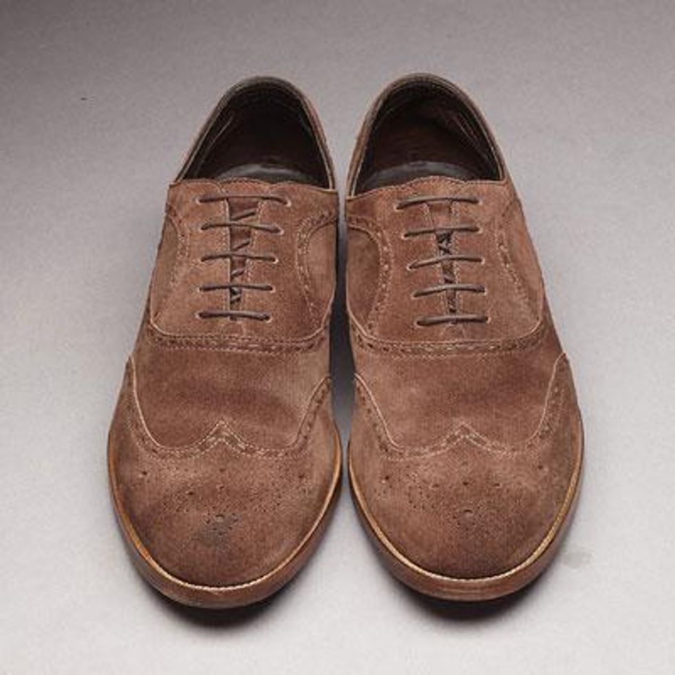 Calf Suede York Shoe