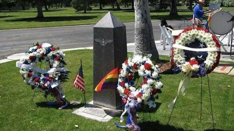 California Becomes First State to Recognize LGBT+ Veterans' Memorial