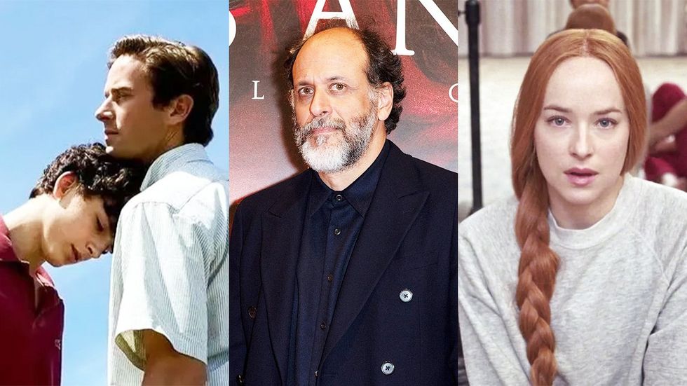 call me by your name luca guadagnino dakota johnson suspiria