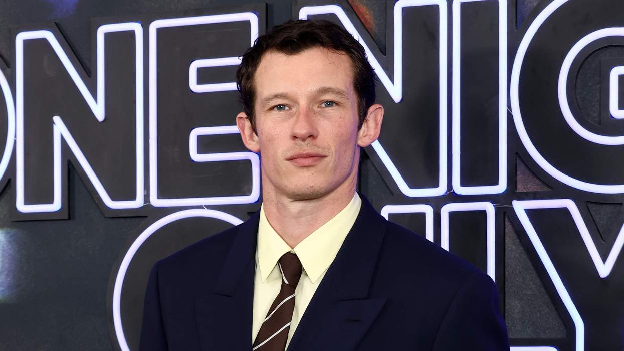 Callum Turner attends the "One Night Only" New York Premiere.