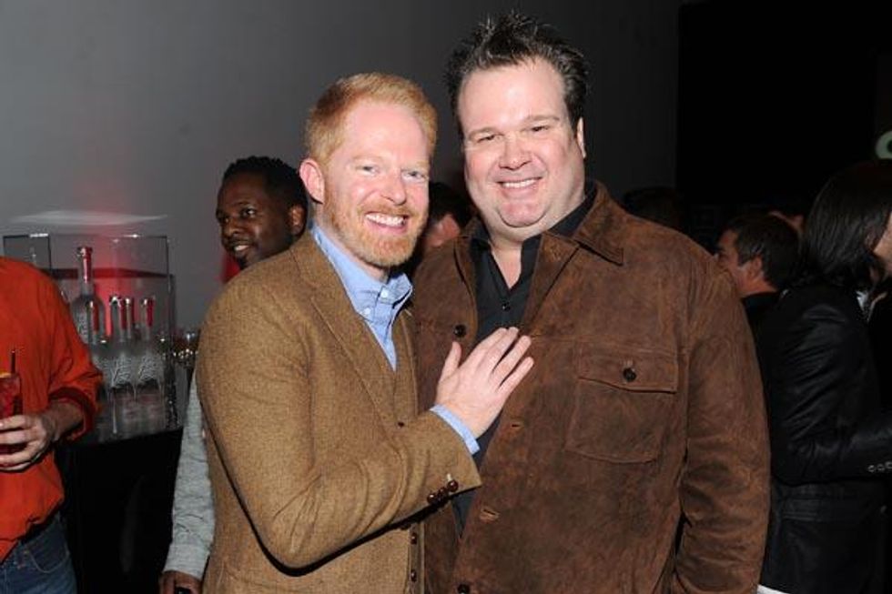 Cam and Mitchell! Jesse Tyler Ferguson with 'Modern Family' co-star Eric Stonestreet