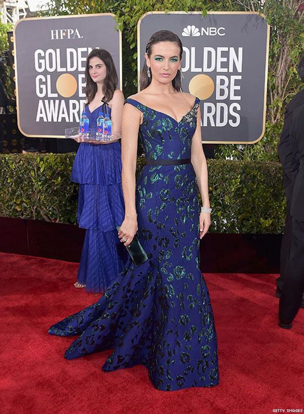 Camilla Belle at the 2019 Golden Globe Awards.
