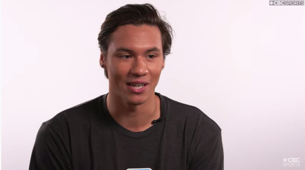 Canadian swimmer Markus Thormeyer hopes to compete in the Olympics, but this time as a gay man.