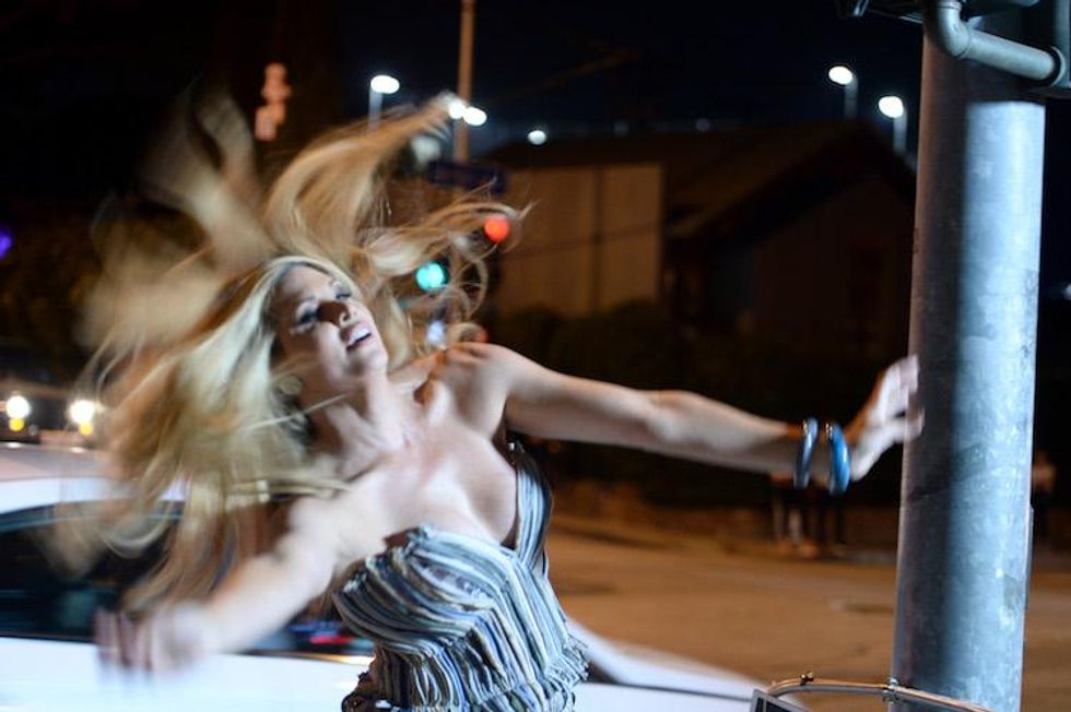 Candis Continues Her Performance on Melrose