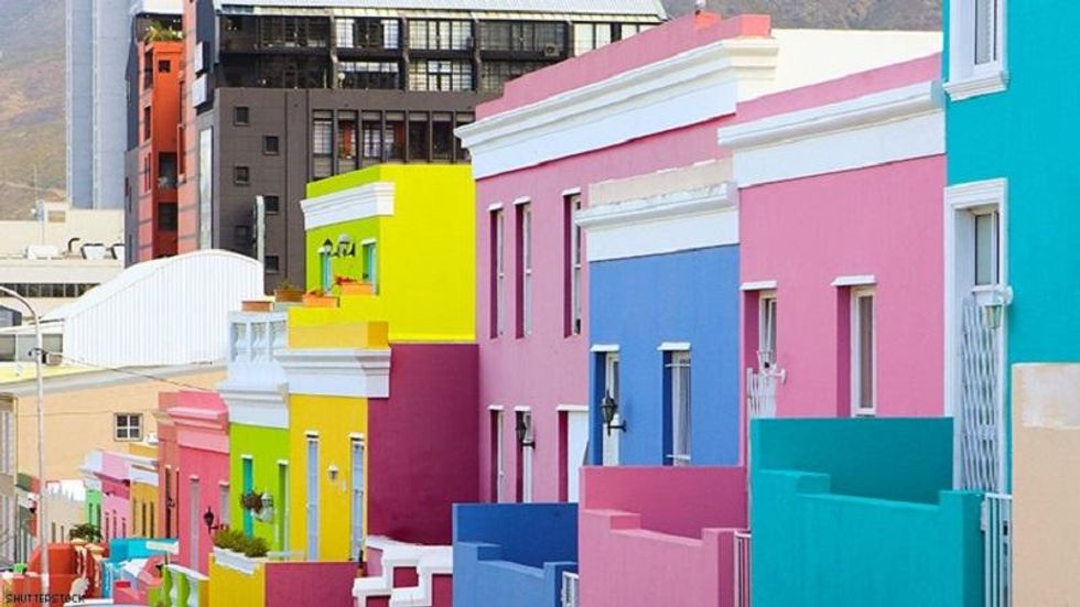 Cape Town's colorful buildings