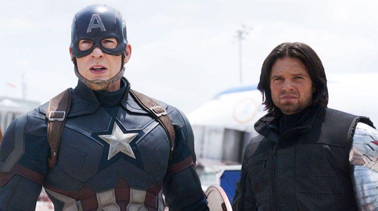 Captain America and Bucky