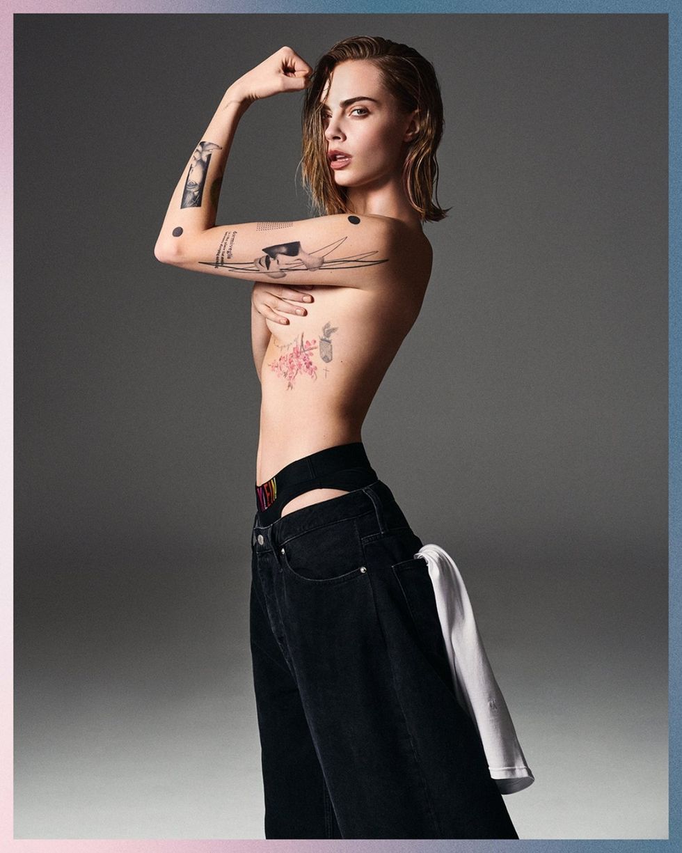 Cara Delevingne for Calvin Klein