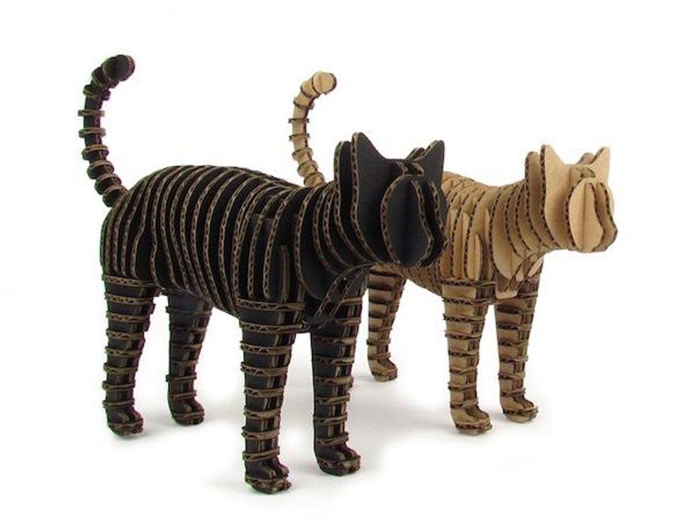 Cardboard Cut-Out Cat