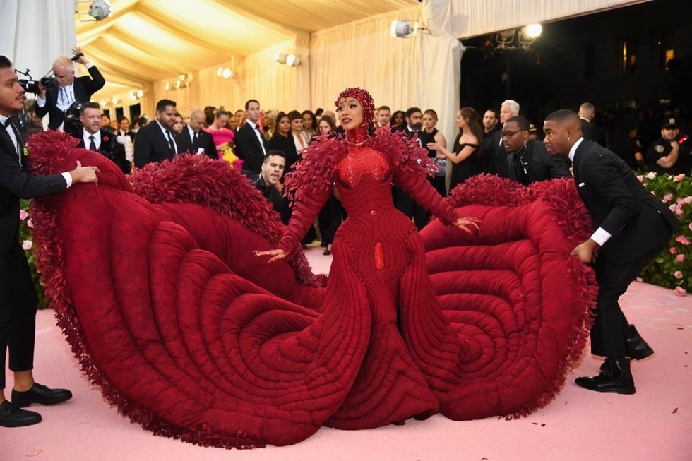 Cardi B attends the 2019 Met Gala celebrating "Camp: Notes on Fashion" at the Metropolitan Museum of Art.