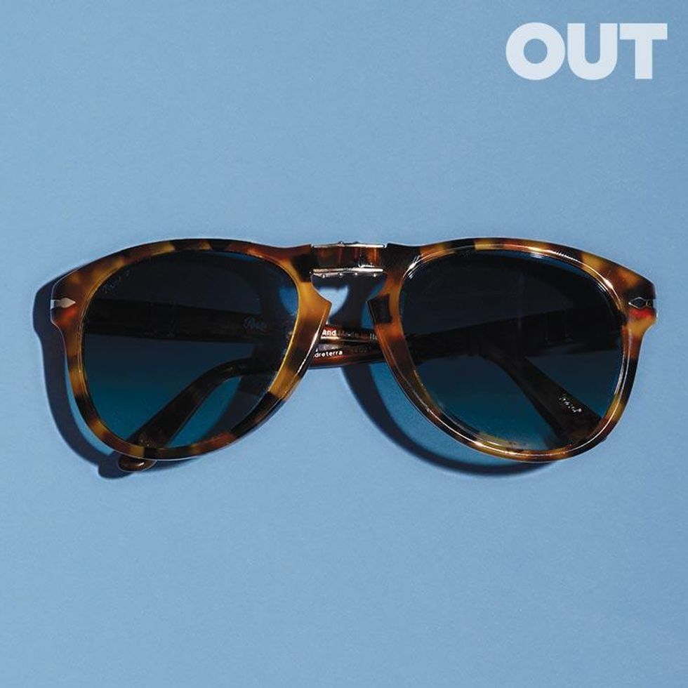 Cardigan, $1,180, and Shirt, $260 (3 pack), by Prada; Pants, $950, by Bottega Veneta.