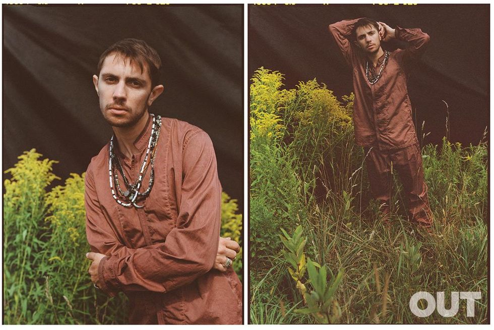 Cardigan, $1,180, and Shirt, $260 (3 pack), by Prada; Pants, $950, by Bottega Veneta.