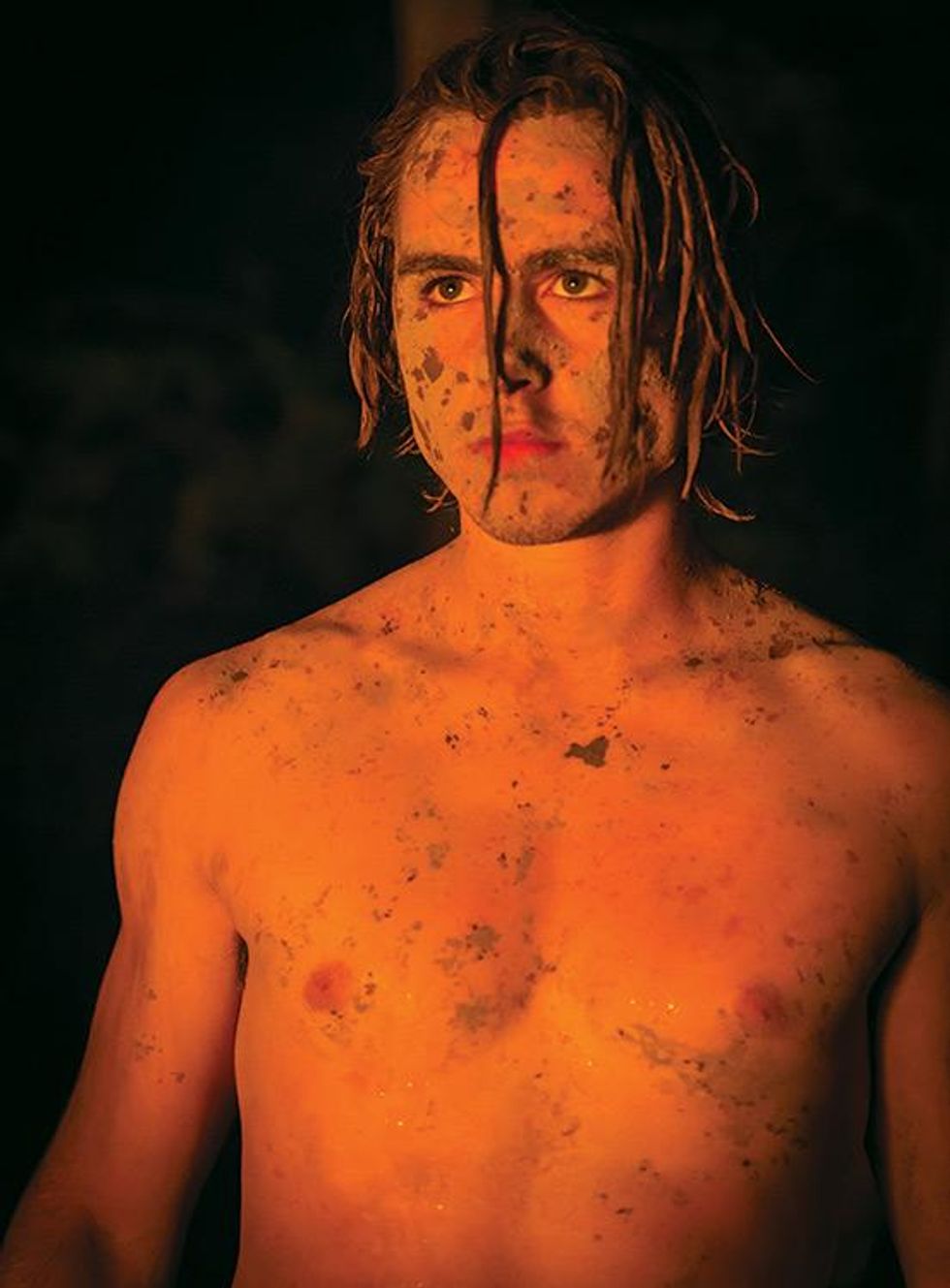 Cardigan, $1,180, and Shirt, $260 (3 pack), by Prada; Pants, $950, by Bottega Veneta.