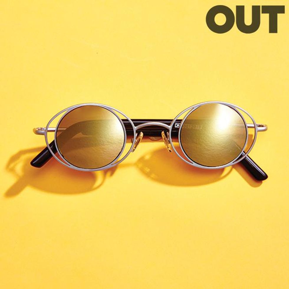 Cardigan, $1,180, and Shirt, $260 (3 pack), by Prada; Pants, $950, by Bottega Veneta.