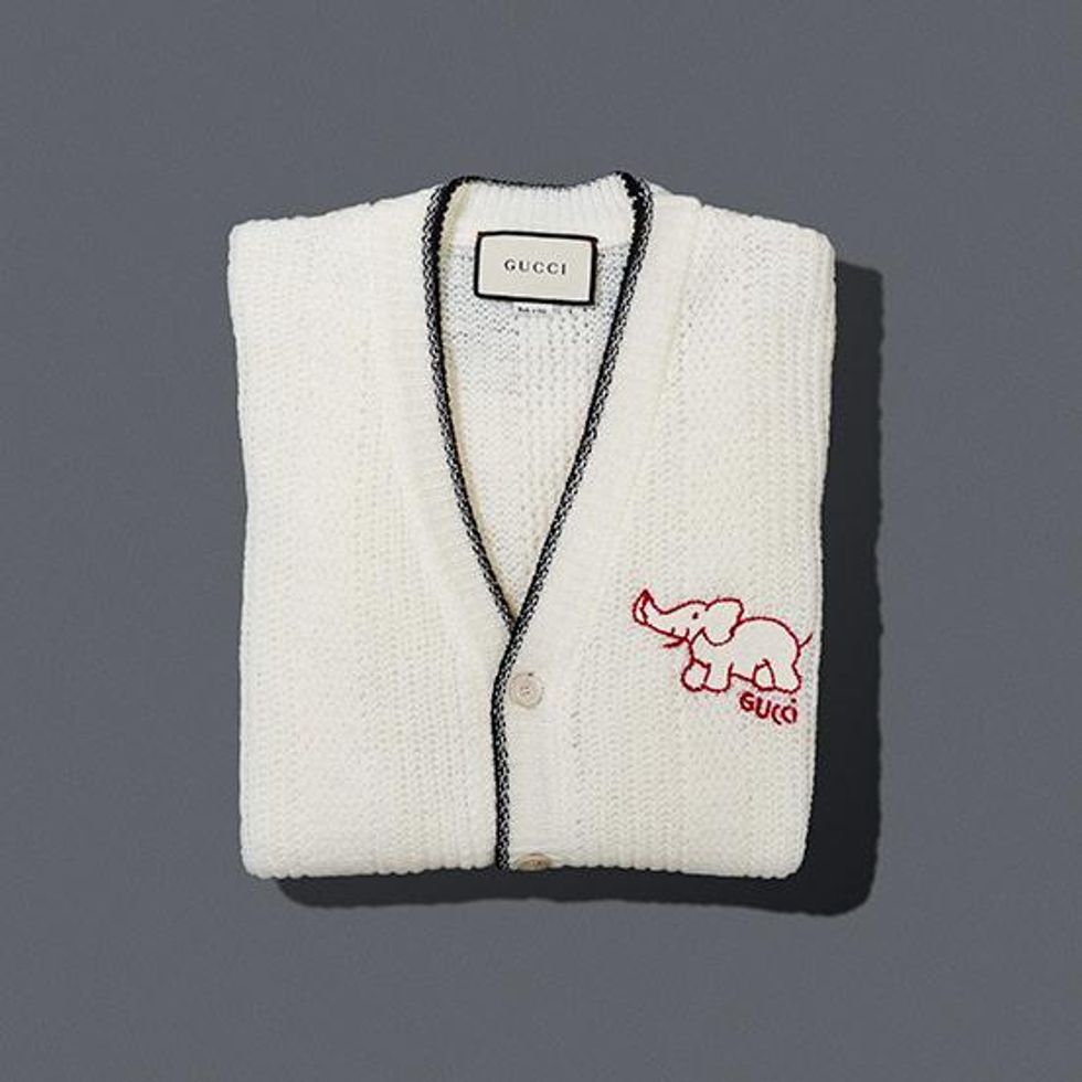 Cardigan by Gucci, $1,280