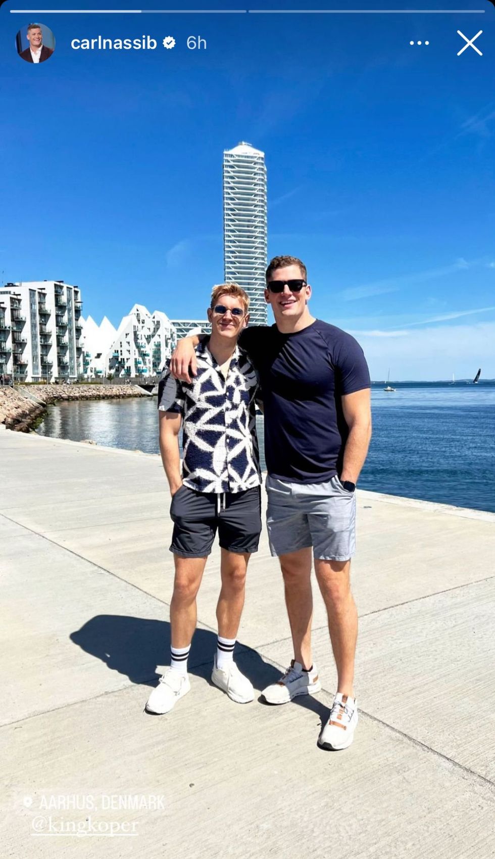 Carl Nassib and Soren Dahl
