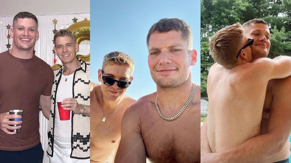 Carl Nassib and Soren Dahl