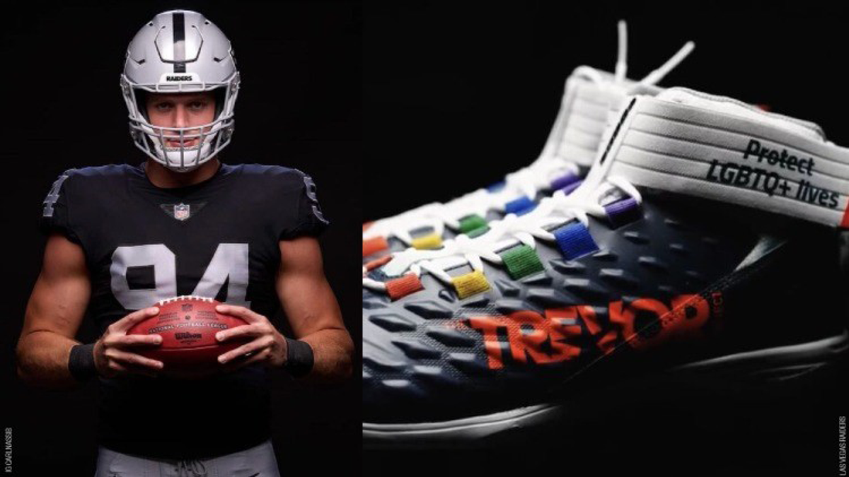 Carl Nassib Supports Trevor Project With NFL’s My Cause My Cleats
