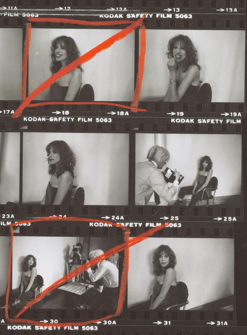 Carly Simon photo shoot with Andy Warhol, 1980.