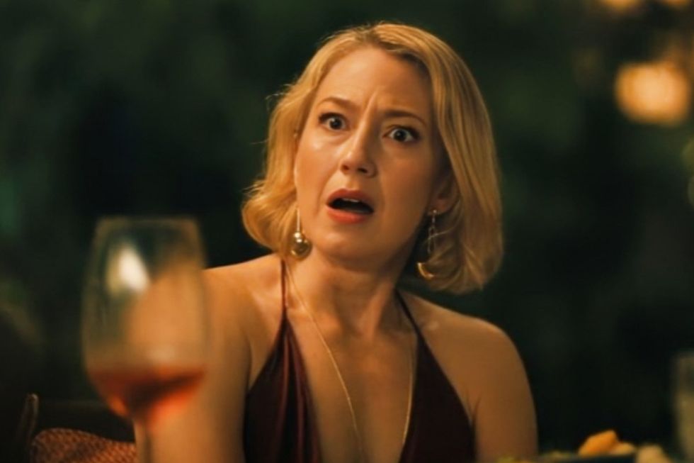 Carrie Coon on The White Lotus season 3.