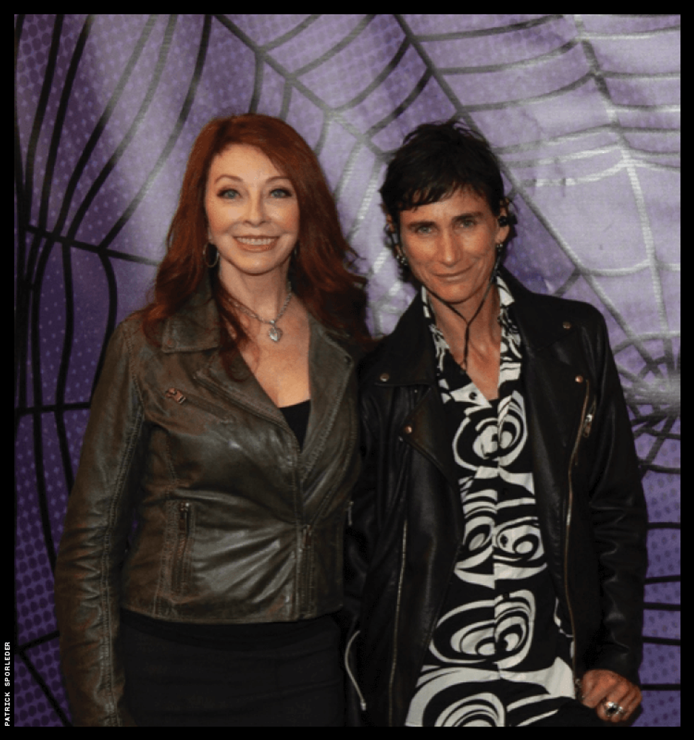 Cassandra Peterson and Teresa Wierson